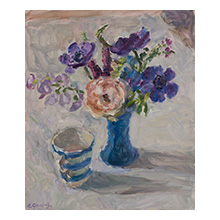 Lynne Cartlidge, Summer Blues and Violets